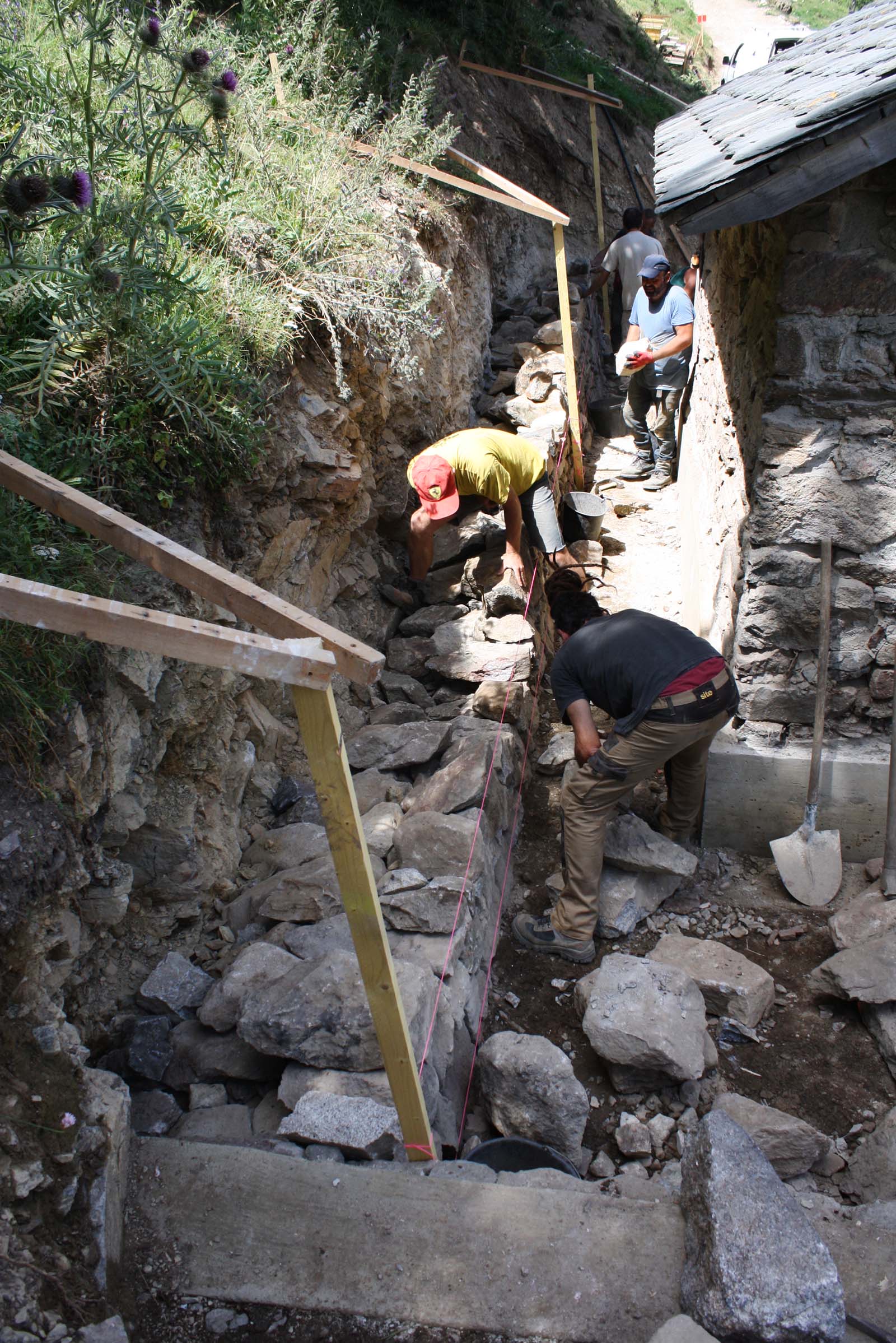 CABANE PASTORALE
DE MARIAILLES GPC_Mariailles/photos/chantier/09.jpg